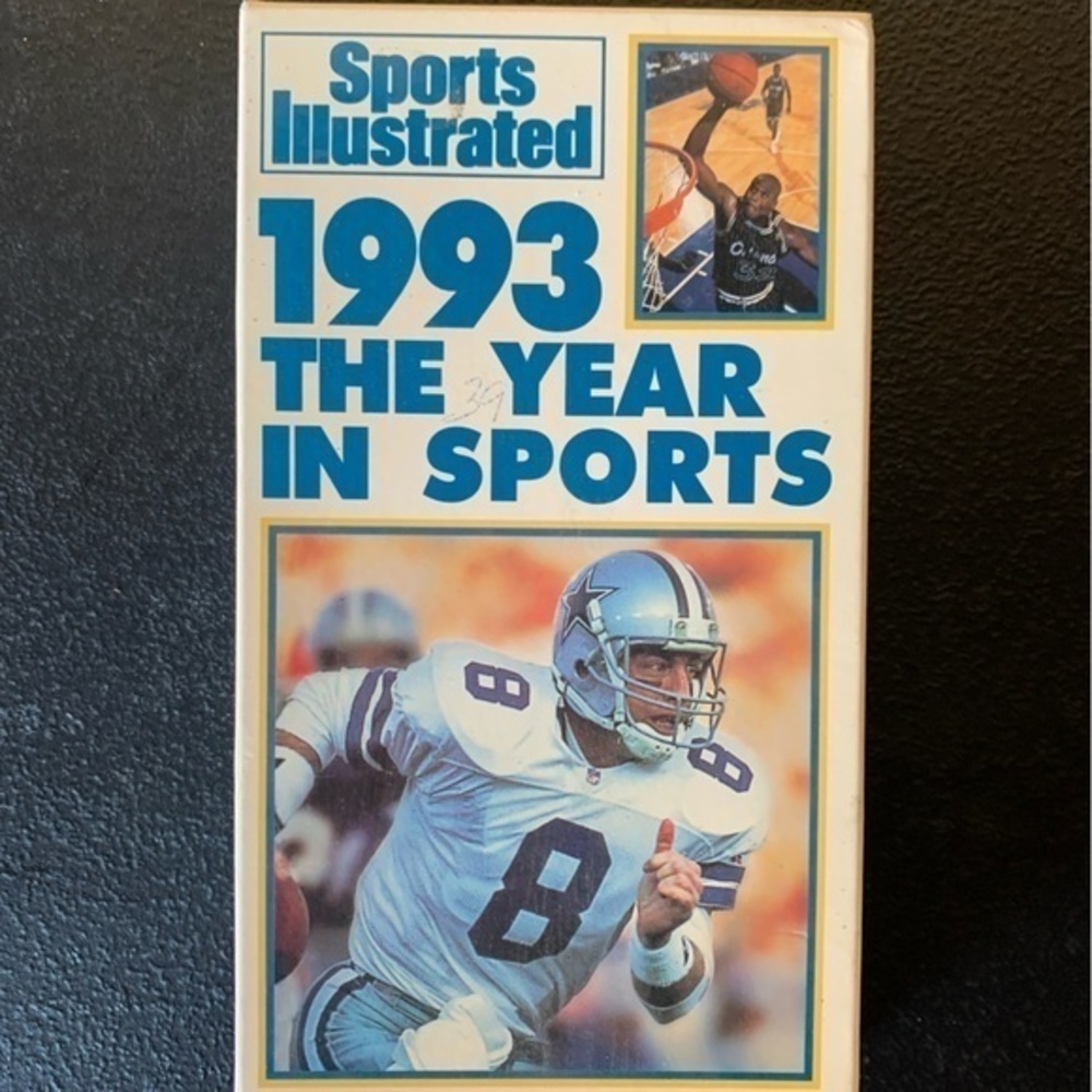 VHS Sports Illustrated 1993 The Year in Sports AIKMAN SHAQ